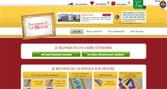 Desktop Screenshot of encadrement-sur-mesure.fr